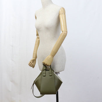 Loewe Lo89029 Hammock Bag Small 2Wayhandbag/Shoulder Bag Calfskin Green Women
