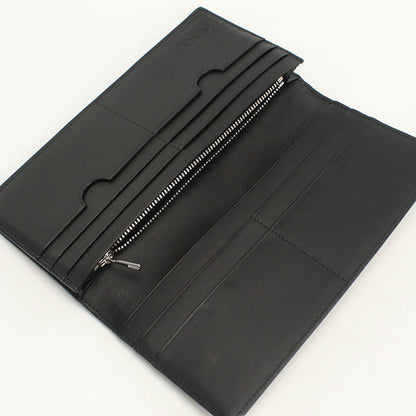 Loewe 101843 Long Wallet Repeat Anagram Flap Wallet Leather Brown Mens(Unisex)