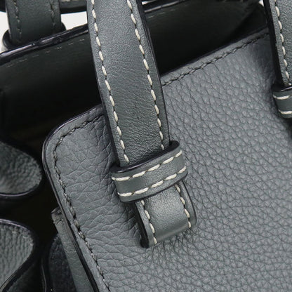 Loewe 314.30.V07 Handbag Anagram Hammock Bag Mini 2Waybag Calf Leather Gray Women
