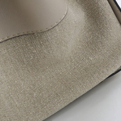 Loewe 314.12.V07 Mini Hammock Drawstring Bag Handbag Calfskin Beige Women
