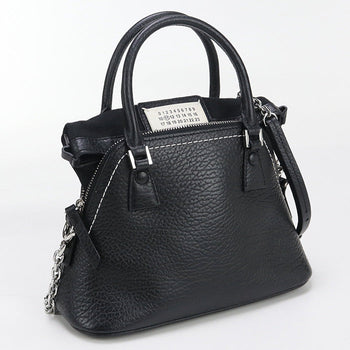 Maison Margiela S56Wg0081 P4455T8013 5Ac Handbag Calfskin Black Women