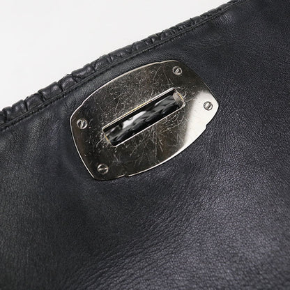 Miumiu(Outlet)2Way Shoulder Bag Tote Bag Materasse Leather Black Women