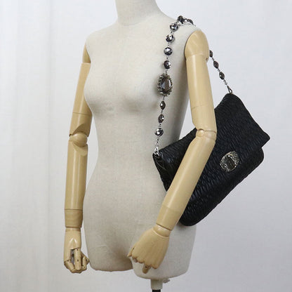 Miumiu(Outlet)2Way Shoulder Bag Tote Bag Materasse Leather Black Women