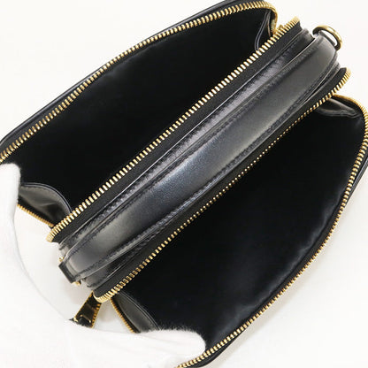 Miumiu(Outlet) 5Bh229 2Way Handbag Diagonal Shoulder Bag Leather Black Women