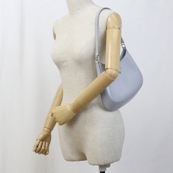 Prada 1Bc499 Shoulder Bag Prada Cleo One Shoulder Bag Calf Leather Light Grey Women