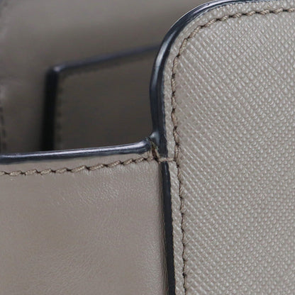 Prada Pr90036 2Way Tote Bag Leather Gray Women