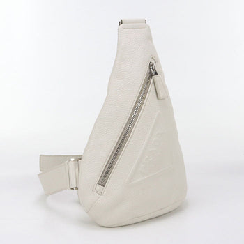 Prada 2Vz098 Body Bag Cross Vitello Dyno Belt Bag Leather White Mens