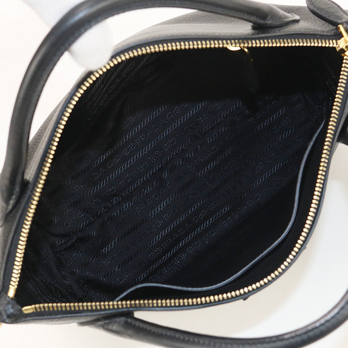 Prada 1Ba111 Handbag/2Way Handbag Leather Black Women