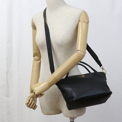 Prada 1Ba111 Handbag/2Way Handbag Leather Black Women