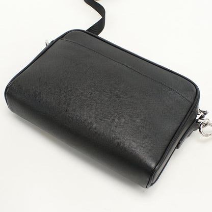 Prada 2Vh063 With Logo Safiano Shoulder Bag Leather Mens(Unisex)