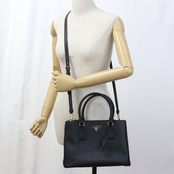 Prada 1Ba863 Tote Bag Galleria 2Waytote Bag Leather Black Women