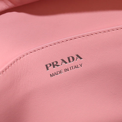 Prada 1Ba156 Handbag Safiano 2Way Handbag Leather Pink Women