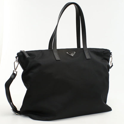 Prada 2Vg024 2Way Tote Bag Nylon Black Mens