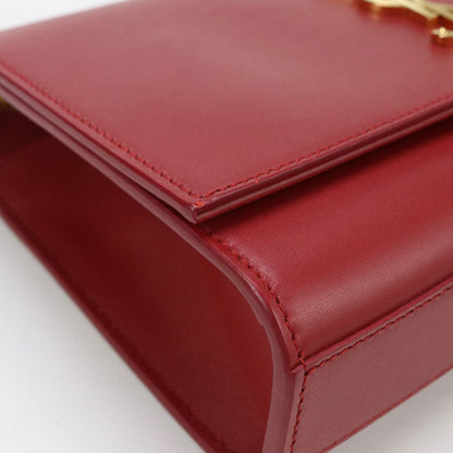Saint Laurent Sl90171 Tassel Medium Kate Shoulder Bag Leather Red Women