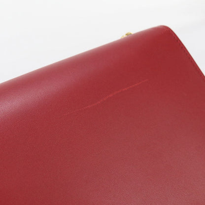 Saint Laurent Sl90171 Tassel Medium Kate Shoulder Bag Leather Red Women