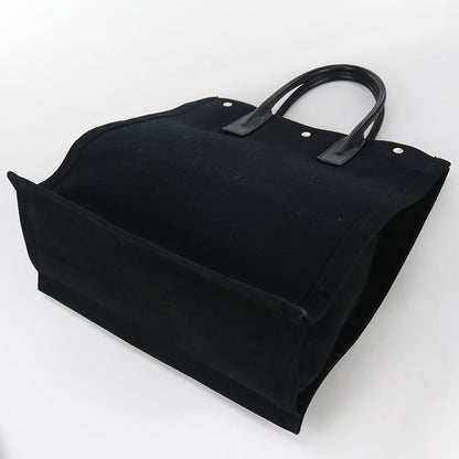 Saint Laurent 632539 Rive Gauche Tote Bag Cotton Black Mens