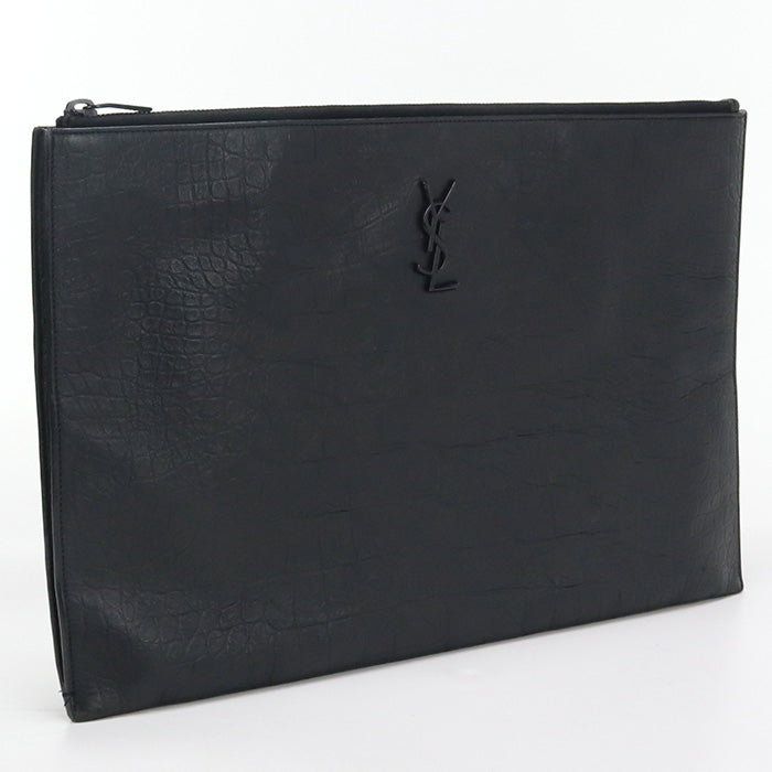 Saint Laurent 485628 Clutch Bag/Clutch Bag Black Mens