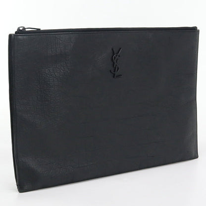 Saint Laurent 485628 Clutch Bag/Clutch Bag Black Mens